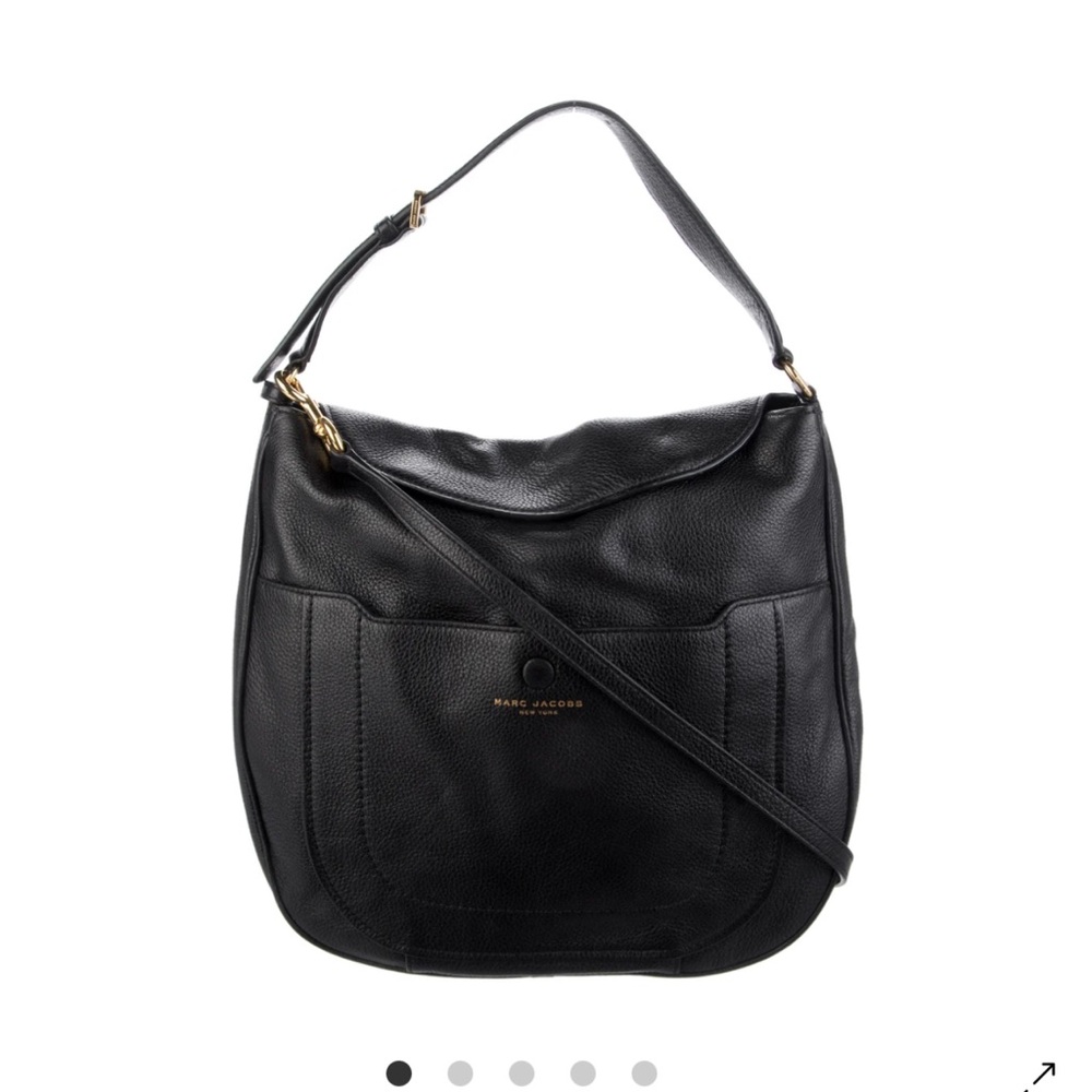 Marc Jacobs Black Leather Shoulder Bag